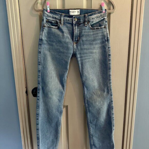 abercrombie kids Straight Leg Jeans Size 11/12 Long Lot - Picture 5 of 8